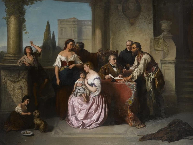 1825-Friedrich Friedländer - Ritorno a casa